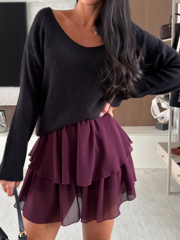 Sweater Everly with alpaca black