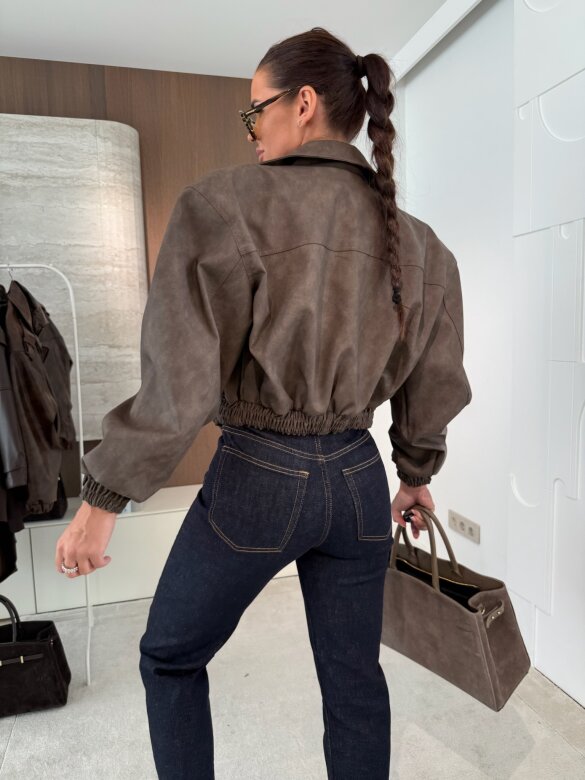 Spodnie Mirrow jeans ciemnoniebieskie