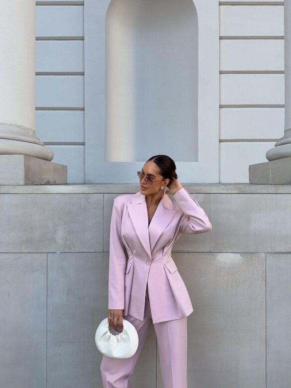 Marynarka Calimera pudrowa 