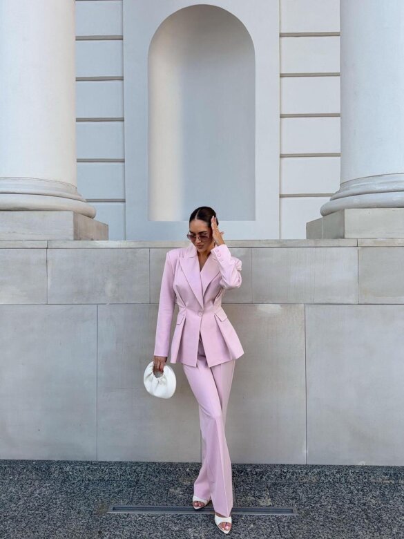 Marynarka Calimera pudrowa 