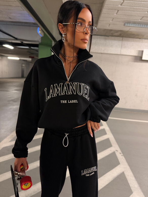 Bluza Cally bawełniana czarna