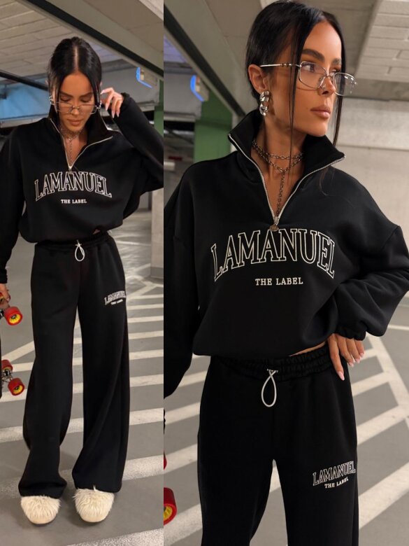Bluza Cally bawełniana czarna