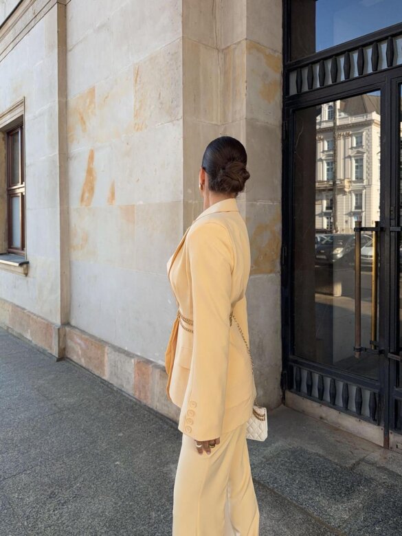 Marynarka Nicoletta butter yellow