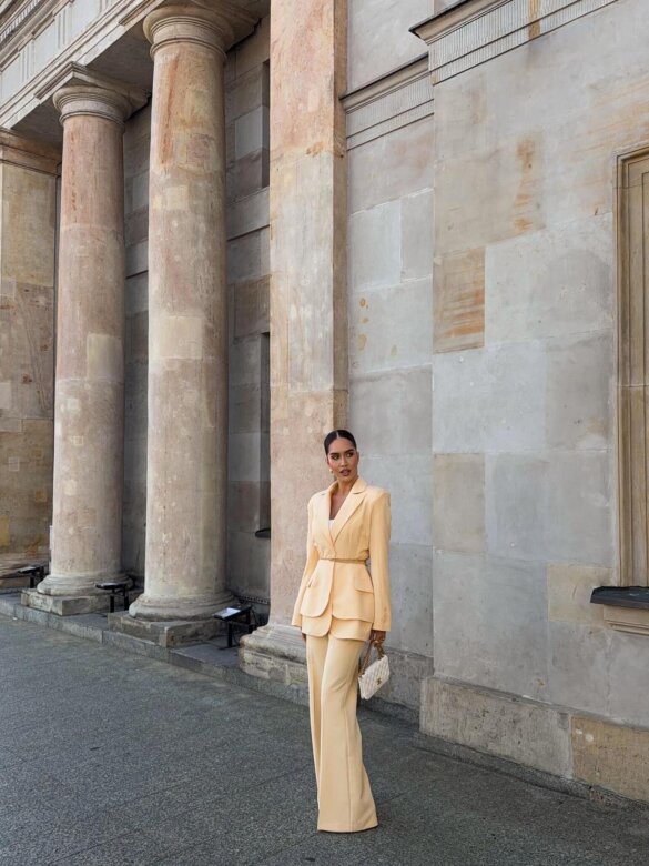 Marynarka Nicoletta butter yellow