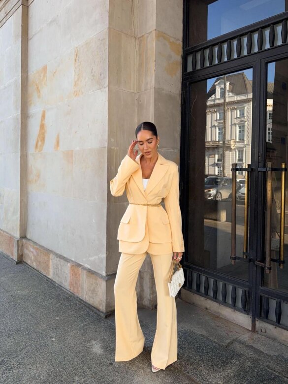 Marynarka Nicoletta butter yellow