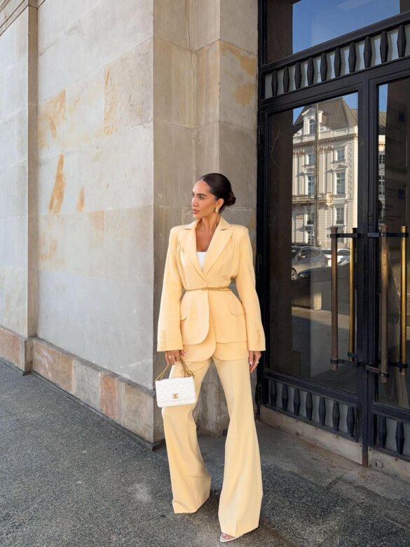 Marynarka Nicoletta butter yellow