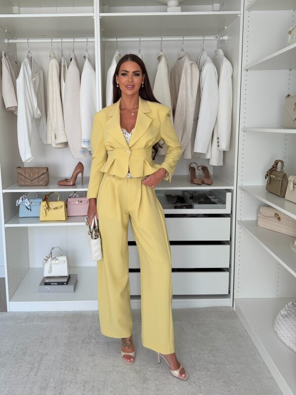 Trousers Monaco Elegance ballon yellow