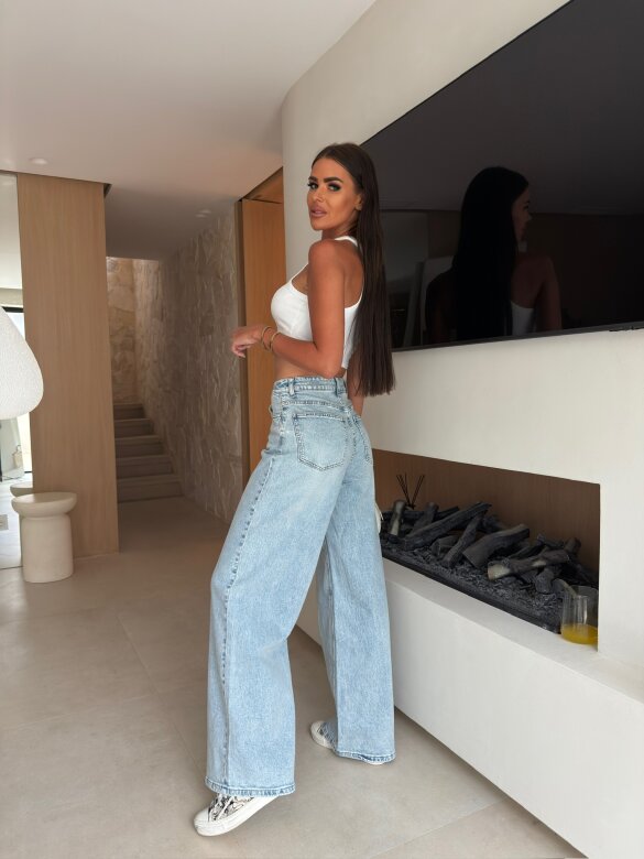 Spodnie Keri jeans jasnoniebieskie