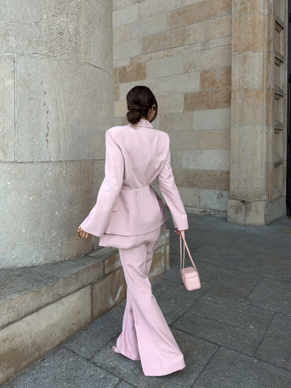 Marynarka Nicoletta pudrowa