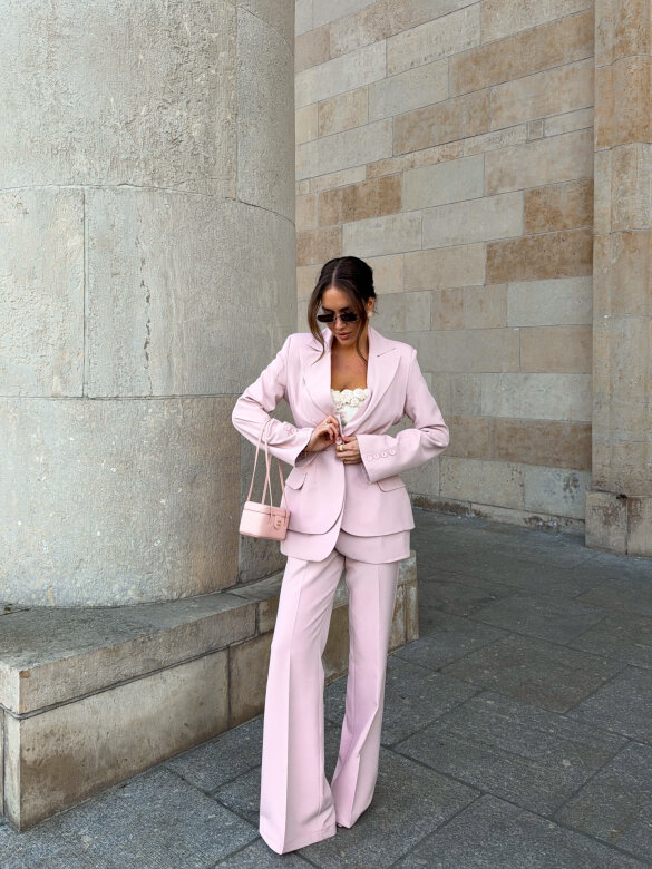 Marynarka Nicoletta pudrowa