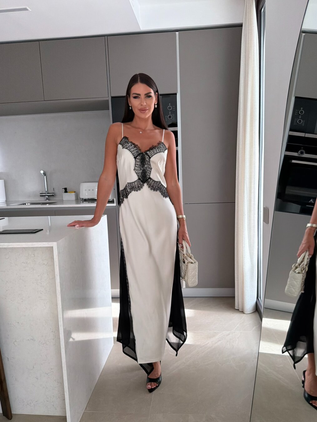 Dress Pure Escape satine champagne | Varlesca Dress Pure Escape satine champagne | Varlesca