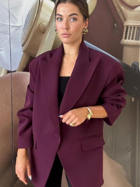 Marynarka Sella jagodowa