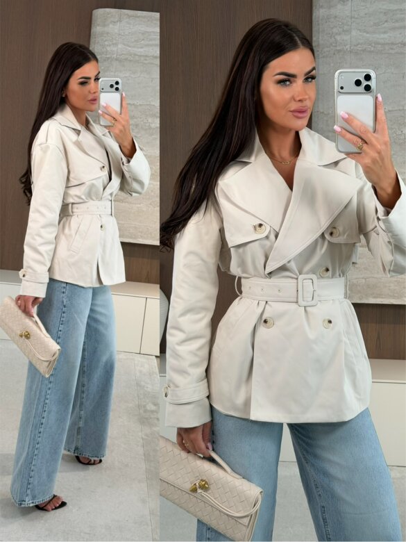 Trencz Pavero short ecru