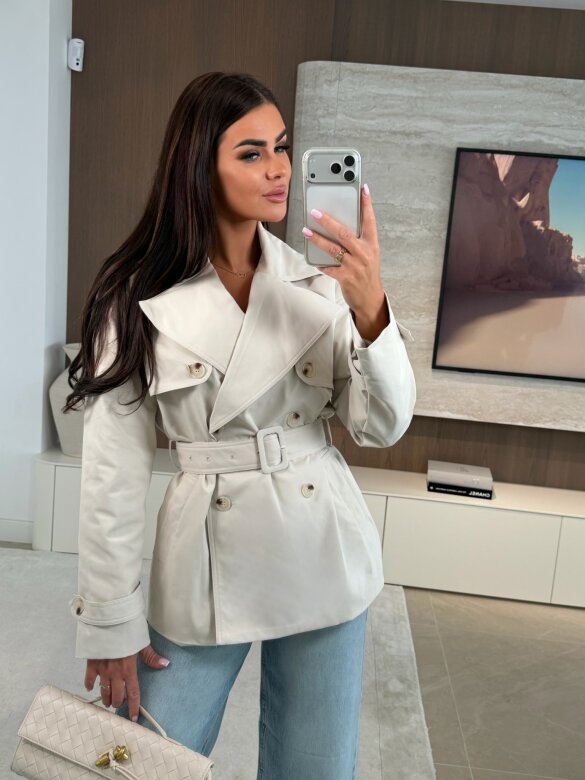 Trencz Pavero short ecru