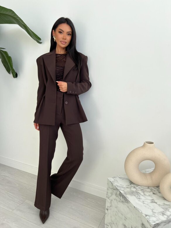 Spodnie Calimera czekoladowe 