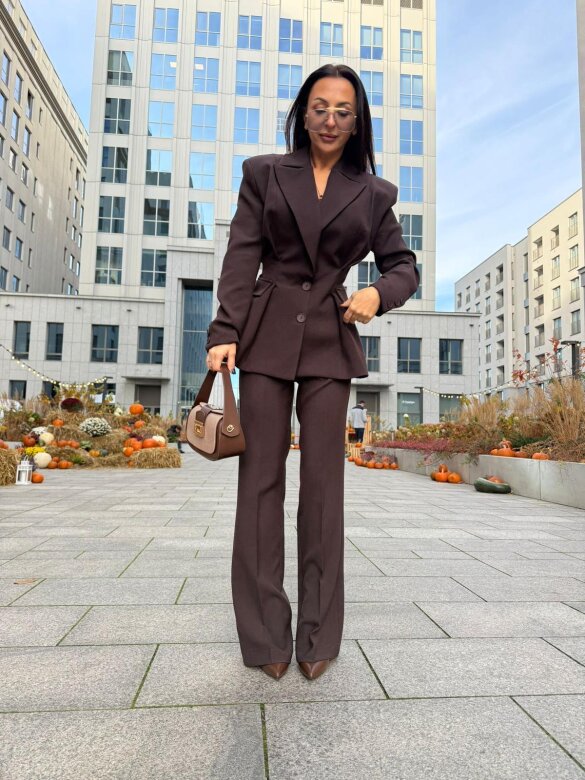 Spodnie Calimera czekoladowe 