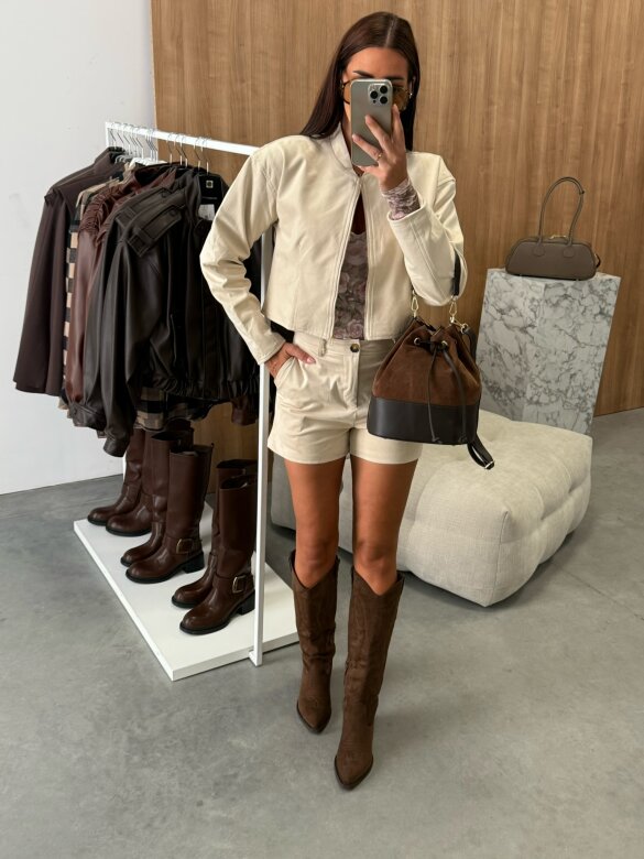 Spodenki Colleen ecru