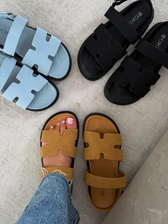 Sandały Caterino karmelowe 