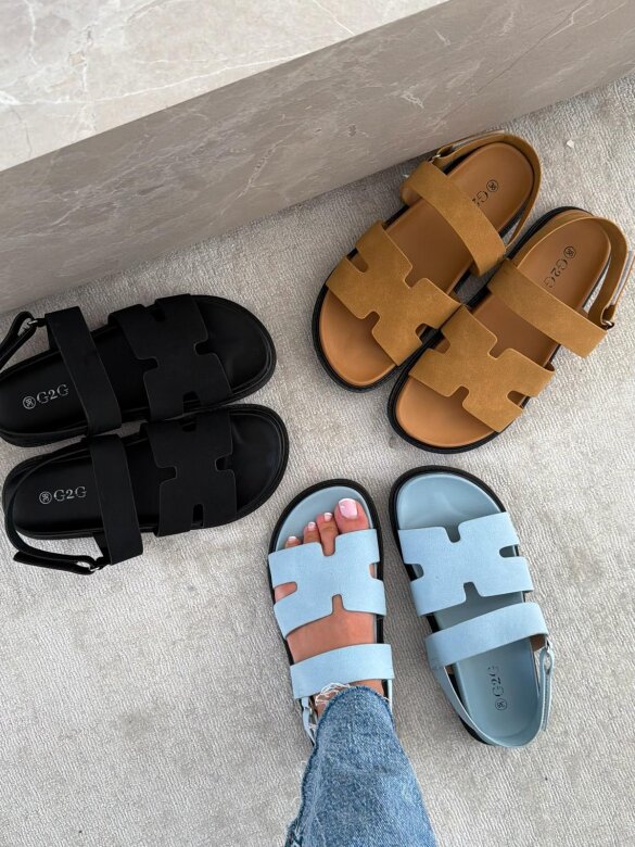 Sandały Caterino karmelowe 