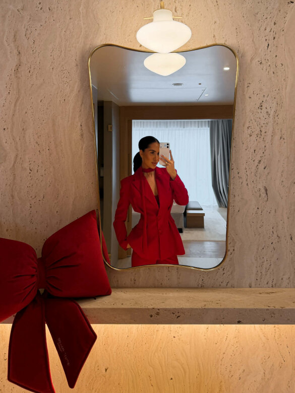 Spodnie Calimera czerwone 