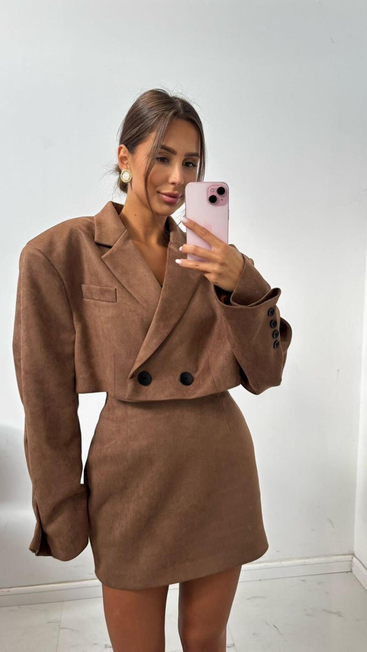 Marynarka Devora karmelowa