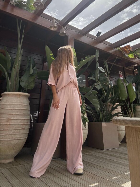 Komplet 2w1 Caldere 100% len pudrowy