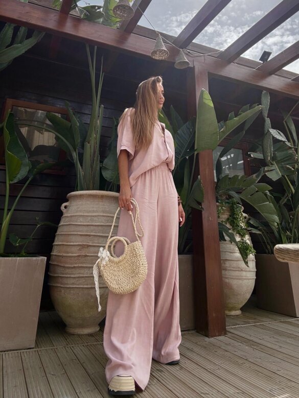 Komplet 2w1 Caldere 100% len pudrowy