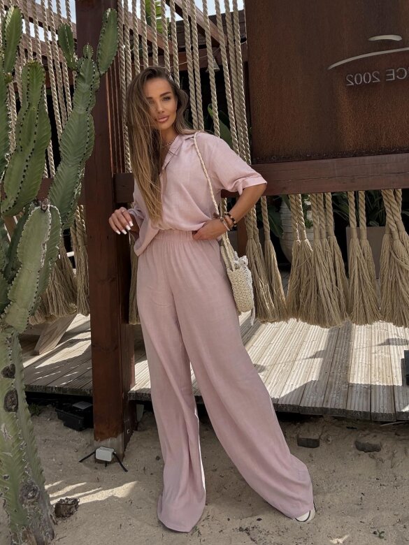 Komplet 2w1 Caldere 100% len pudrowy