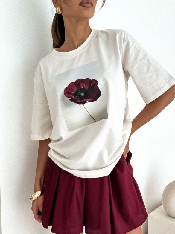 T-shirt York śmietankowy 