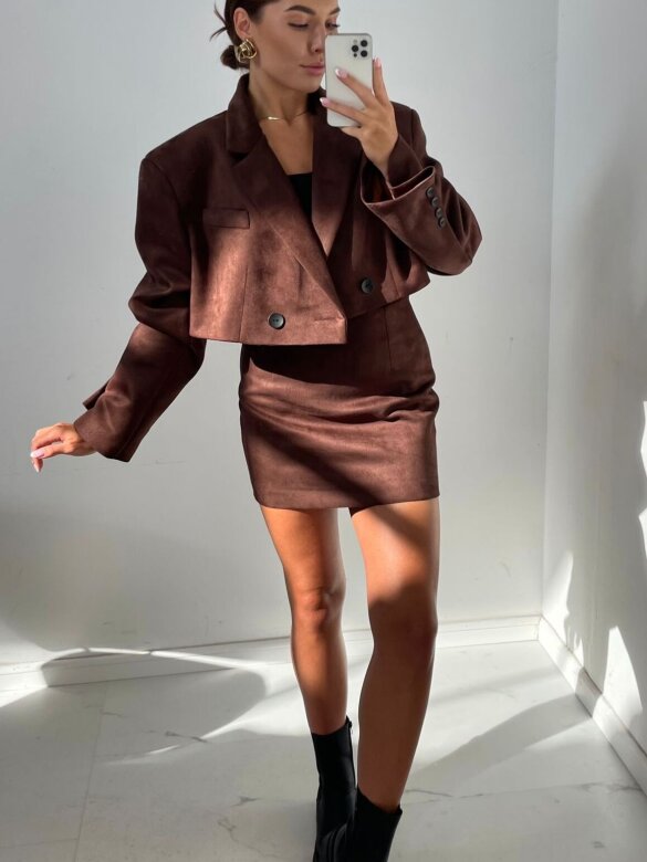 Marynarka Devora czekoladowa 