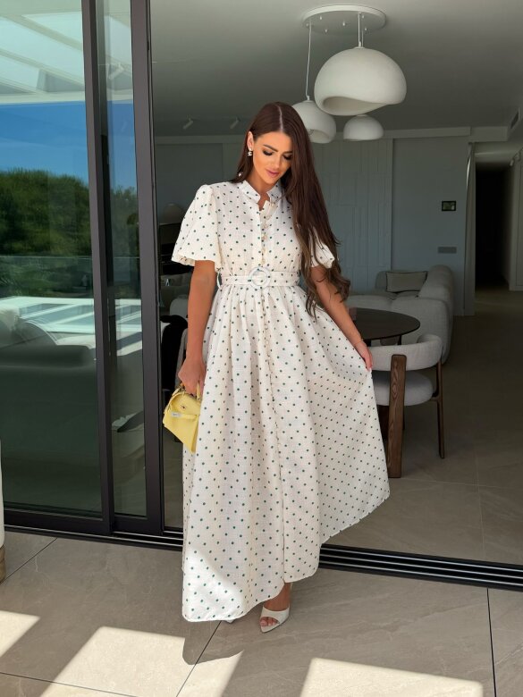 Sukienka Flirty maxi ecru