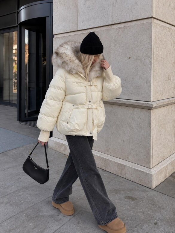 Jacket Luva short ecru 