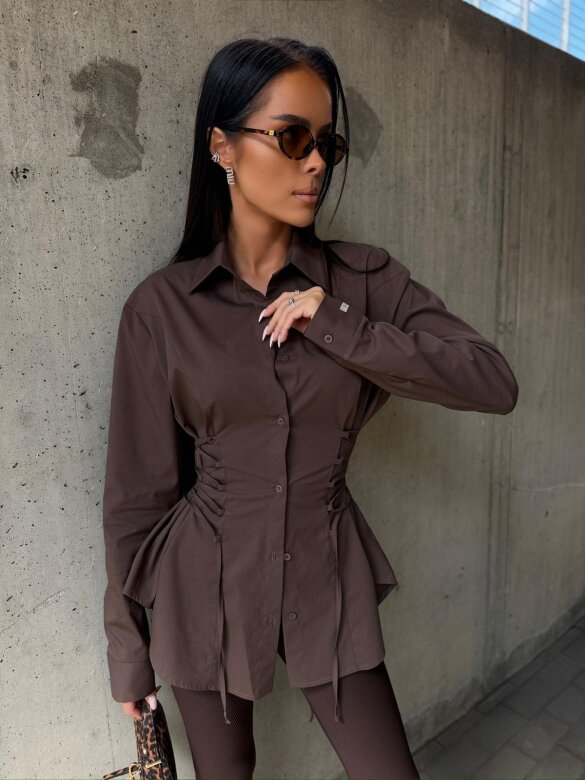 Shirt Vena chocolate