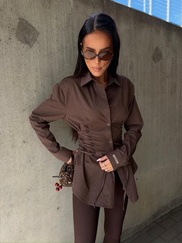 Shirt Vena chocolate