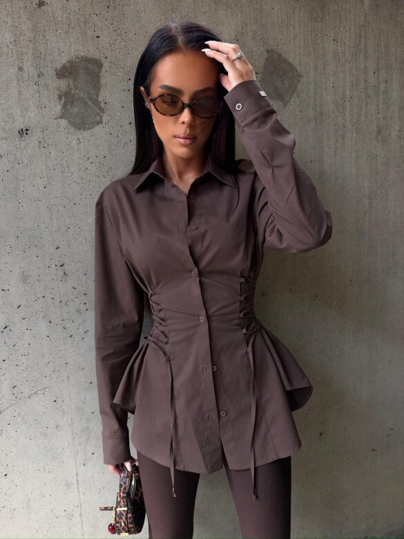 Shirt Vena chocolate