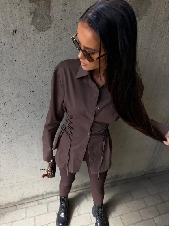 Shirt Vena chocolate