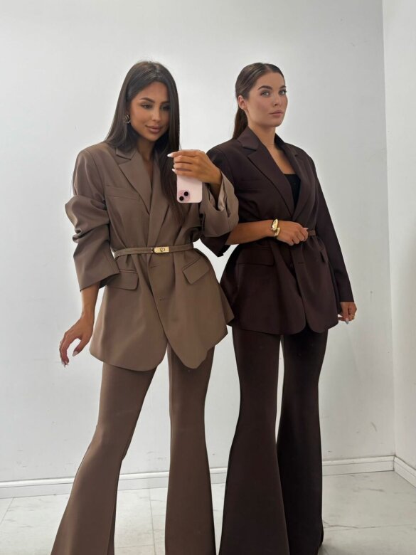 Spodnie Fashion You beżowe