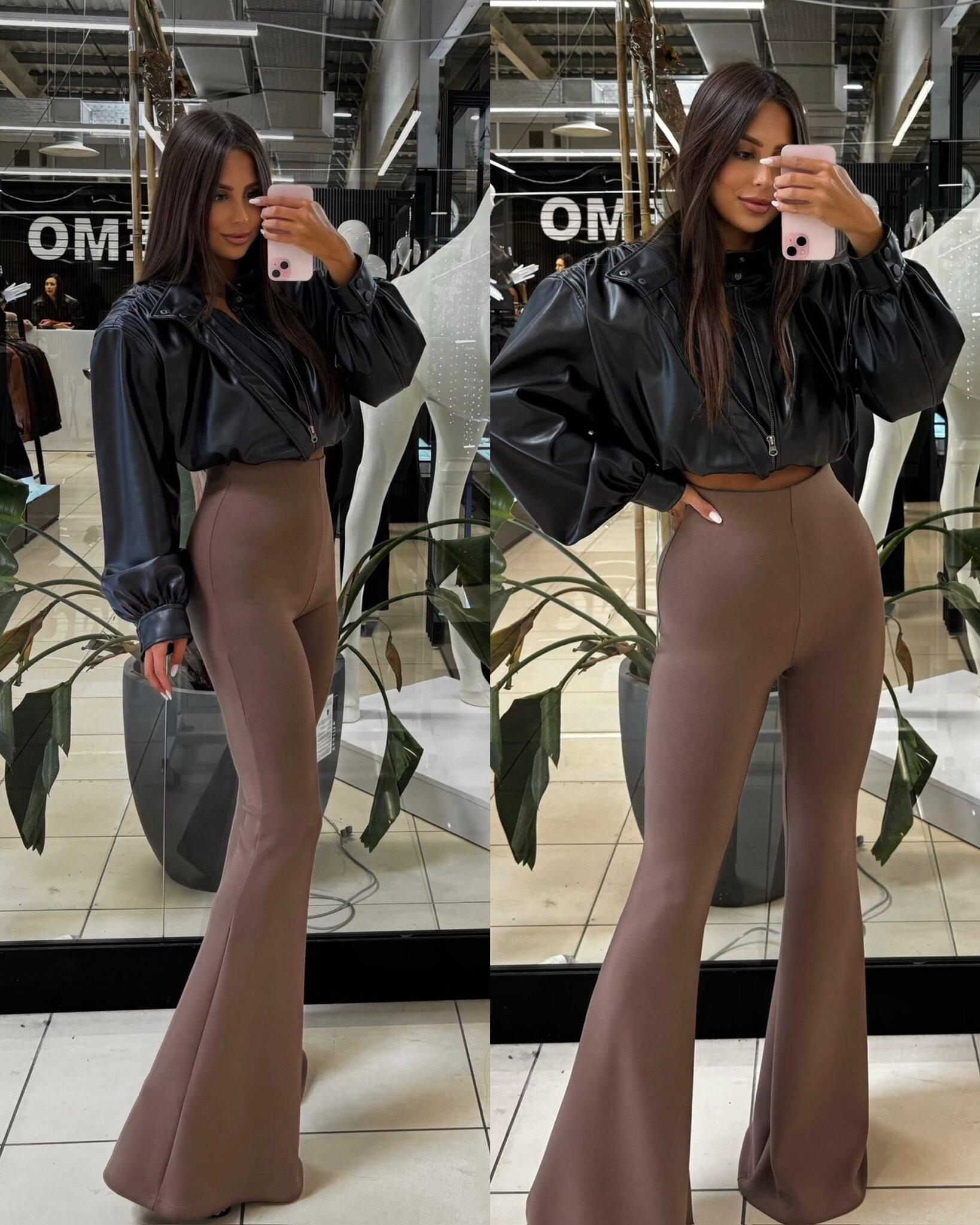 Spodnie Fashion You beżowe