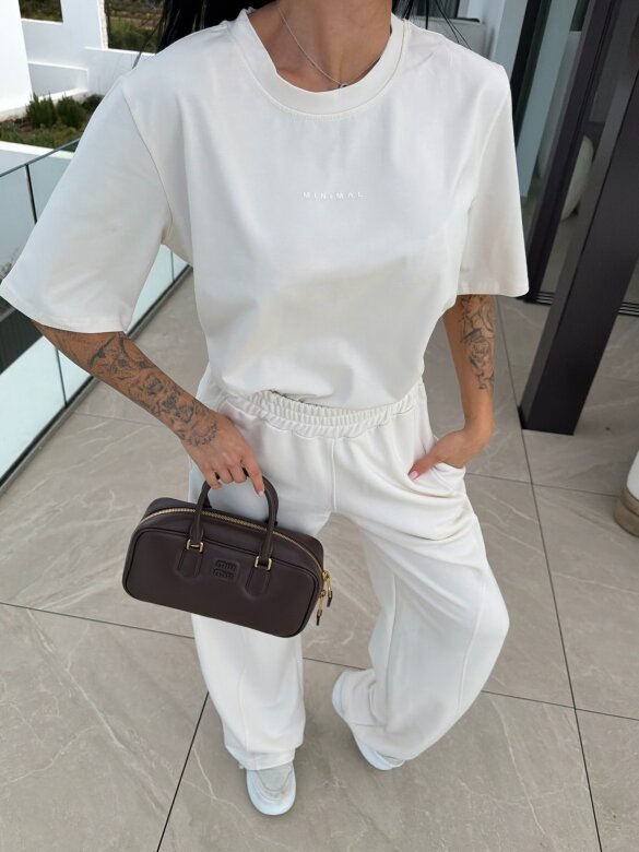 T-shirt Minimal jasnobeżowy 