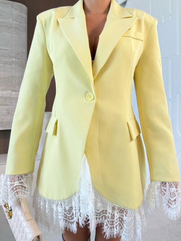 Marynarka Nevisa żółta