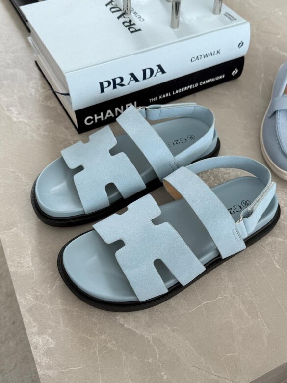 Sandały Caterino błękitne 