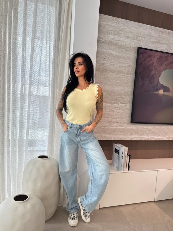 Bluzka Violetti żółta 