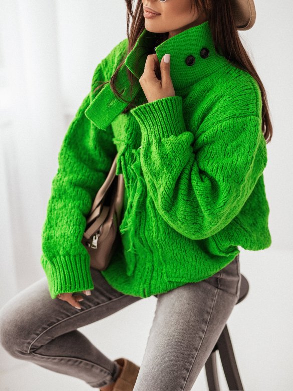 Sweter Go Crazy zielony