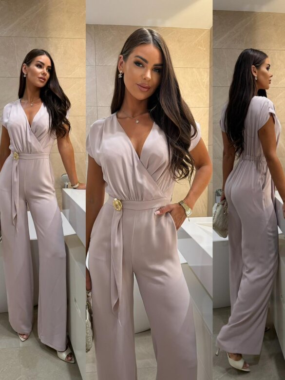 Jumpsuit Maison Soleil with viscose powder