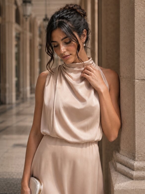 Dress Milan beige