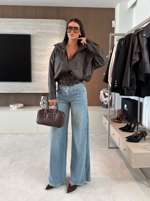 Trousers Zarotto jeans light blue