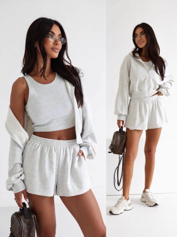 Set 3in1 Ravina cotton grey