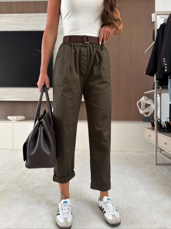 Trousers Lewis cotton khaki