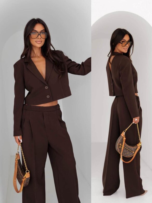 Trousers Elvoro chocolate