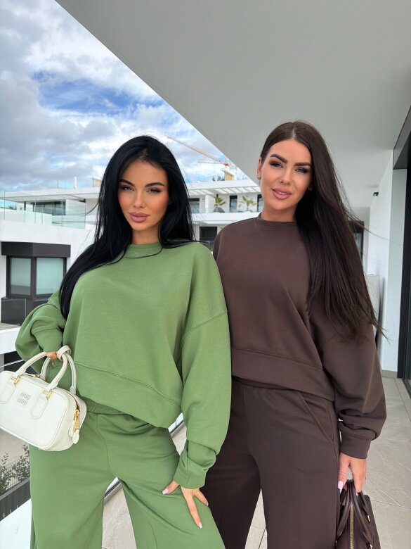 Komplet 2w1 Stivaro czekoladowy